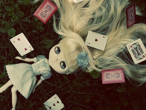 off with her head | ok, I guess that wallpaper link didn't w… | Flickr Off With Her Head, Alice Dress, Wonderland Alice, Blythe Doll Dress, All Things Cute, Heart Melting, Doll Parts, Pretty Dolls, Dress Set