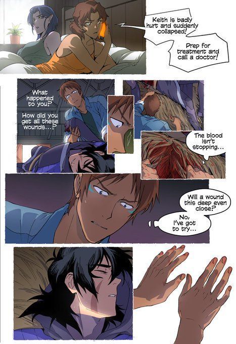 This story is based on a fanart comic I saw on Pintrest, all credit o… #fanfiction #Fanfiction #amreading #books #wattpad Unky Klance, Voltron Keith Hurt, Voltron Klance Comic, Klance Cute, Klance Fanart, Klance Comics, Voltron Funny, Voltron Comics, Form Voltron