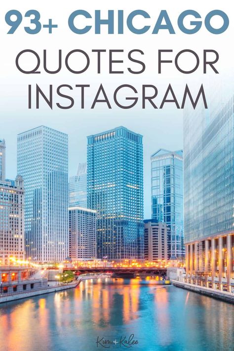 With the help of these Chicago quotes for Instagram, you'll have all the inspiration you need to caption each one of your trip photos. #chicago Chicago Quotes, Chicago Instagram, Skydeck Chicago, Walking Quotes, Trip Photos, City Quotes, Travel Captions, Visit Chicago, Family Friendly Hotels