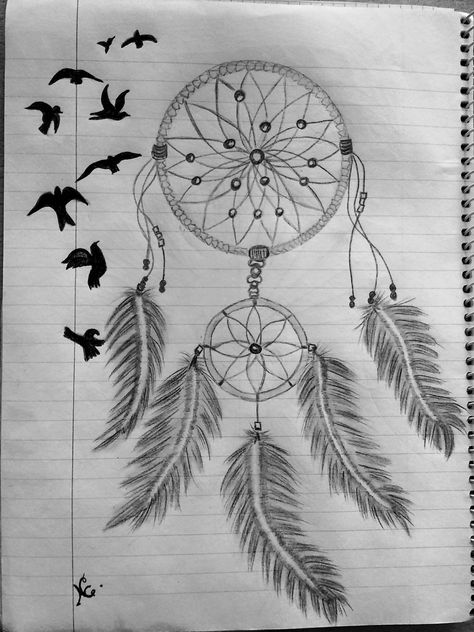 Moon Dream Catcher Drawing, Dreamcatcher Drawing Easy, Drawing Pencil Sketches, Dreamcatcher Drawing, Dream Catcher Drawing, Artistic Drawings, Moon Dream Catcher, Pencil Sketches, Sketches Simple