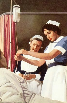 The Sister with a nurse - World of work, the nurse Nursing Pictures, History Of Nursing, Nurse Photos, Candy Striper, Children's Book Illustrations, Thank You Nurses, Family Nurse Practitioner, Nurse Inspiration, Book Printing