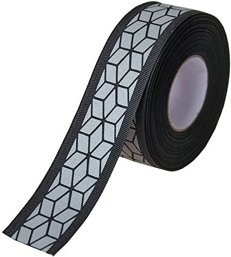 Amazon.com: JINBING Silver Sew On Reflective Ribbon Tape for Chothing Safety Fabric Webbing Trim Strip 10yard (Black) Reflective Fabric, Reflective Tape, Sewing Ribbon, Diy Ribbon, Fabric Strips, Fabric Tape, Fabric Ribbon, Amazon Art, Sewing Accessories