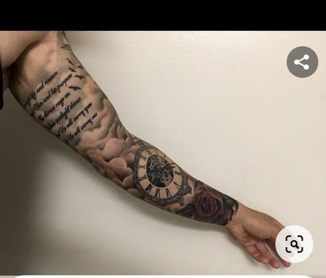 Writing On Bicep Tattoo, Bible Verse Tattoos For Men Inner Bicep, Christian Sleeve Tattoo Men Drawing, Inner Bicep Sleeve Tattoo, Bicep Writing Tattoo, Inner Sleeve Tattoo Men, Christian Bicep Tattoo Men, Bicep Lettering Tattoo, Christian Tattoo Sleeve Ideas For Men