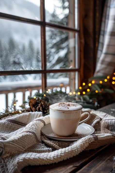 Cozy up with Vanilla Earl Grey Tea with Milk, a perfect mountain escape in a mug. This luxurious London Fog Tea combines black tea, bergamot, vanilla, and your choice of milk for a creamy, citrusy treat. 🍵 Indulge in the warmth and romance of a snowy cabin. | #EarlGreyLatte #LondonFogTea #MountainRetreat London Fog Candle, Winter High Tea, Tea Room Aesthetic, Earl Grey Milk Tea, Winter Vibes Cozy, London Fog Tea Latte, London Fog Tea, Tea With Milk, Milk Tea Recipes