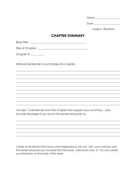 Chapter Summary Template Free, Chapter Summary Template, Endangered Languages, Arts Inspirations, Summary Template, Teach Writing, Teach Reading, Chapter Summary, 8th Grade Ela