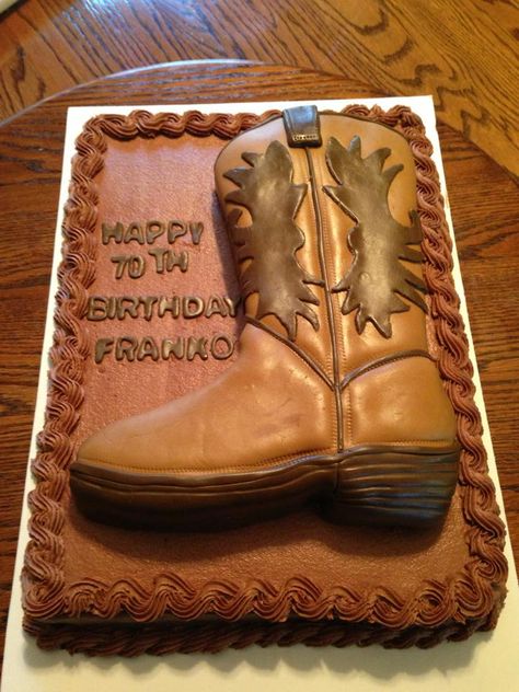 Boot cake Beer Birthday Cake For Men, Cowboy Party Centerpiece, Cowboy Boot Cake, Boot Cake, Cowboy Birthday Cakes, Birthday Beer Cake, Horse Birthday Cake, Cowboy Cakes, Cow Cakes