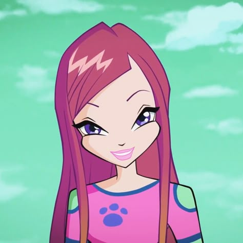 Roxy Winx Club Icon, Roxy Winx Club, Winx Club Roxy, Winx Characters, Winx Roxy, Frozen Sisters, 2000s Cartoons, Klub Winx, Ariana Grande Outfits