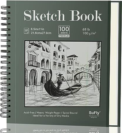 Sketch Book for Kids - Small Sketchbook - Sketch Book 5.5 X 8.5, Pack of 1 (68lb/110gsm), 100 Sheets Artist Sketch Pad, Acid Free Drawing Paper, Art Paper for Drawing and Painting & Adults. Spiral Sketchbook, Small Sketchbook, Free Drawing, Sketch Pad, Drawing Paper, Book For Kids, Sketch Book, For Kids, Sketch