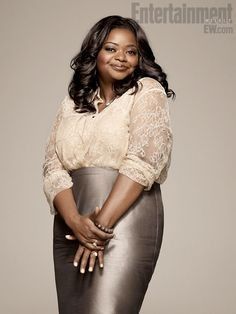 Olivia Spencer, Bobbi Kristina, Shelley Winters, Ankara Dress Designs, Octavia Spencer, Christmas Outfit Ideas, Gamine Style, Star Struck, Look Plus Size