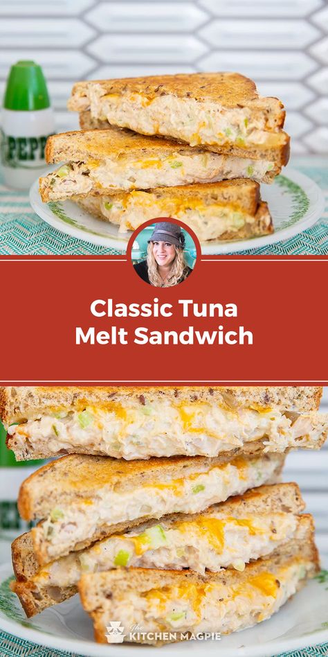 Tina Melt Sandwich, Classic Tuna Melt, Lent Meals, Best Tuna Sandwich, Toasted Sandwich Recipes, Tuna Melt Sandwich, Hot Tuna, Tuna Salad Sandwich, Lent Recipes