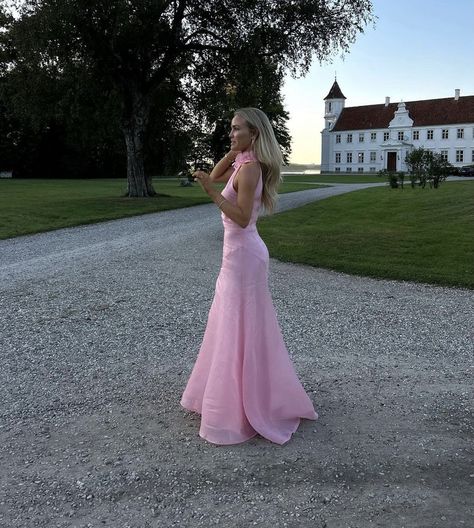 Cotillion Dresses, Party Dress Birthday, Mermaid High, Hot Prom Dress, Cute Formal Dresses, Elegant Summer Dresses, Long Party Dress, Pink Long Dress, Pink Gown