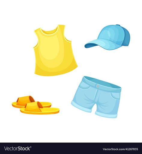 Boys Set, Summer Clothes, Sunny Days, Boy Outfits, White Background, Flip Flops, Denim Shorts, Summer Outfits, The Originals