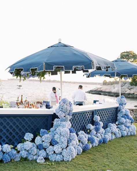 Blue And White Tent Wedding, Kate Turner, Coastal Cocktail, White Tent Wedding, Cocktail Hour Wedding, Fresh Oysters, Coastal Elegance, Branding Inspo, Connecticut Wedding