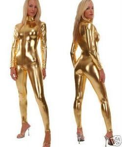 Spandex Leggings Outfit, Metallic Catsuit, Catsuit Bodysuit, Zentai Suit, Full Body Suit, Female Fitness Model, Liquid Gold, Womens Size Chart, Gorgeous Fabrics