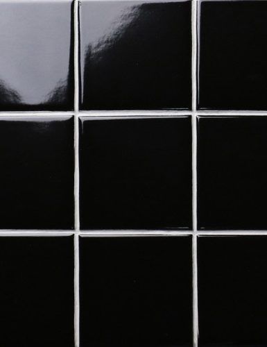 black bathroom tile: Black Porcelain Tile, Bravotti ($20/square foot) Bathroom Tile Black, White Bathroom Floor Tile, Black Bathroom Tile, White Bathroom Floor, Black And White Bathroom Floor, Backsplash Kitchen Tile, Black Porcelain Tiles, Kitchen Tile Floor, Paris Bathroom