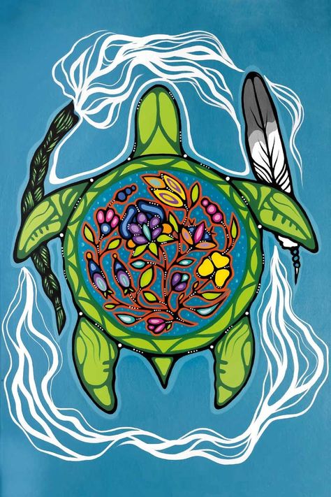 Cultural Background, Turtle Island, Weekly Planners, Turtle Art, Island Art, Indigenous Art, Native Art, Native American Art, First Nations