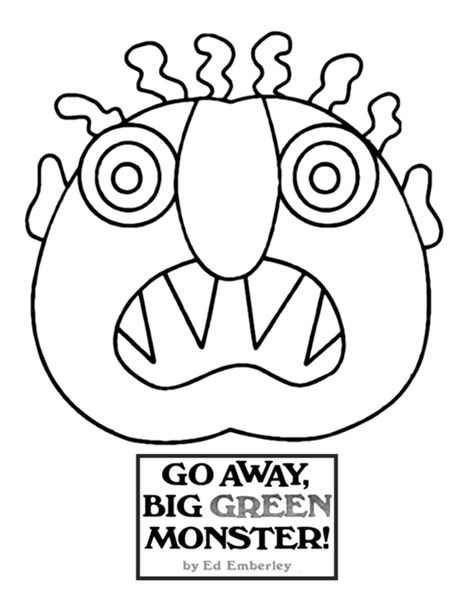 Big Green Monster Activities Preschool, Big Green Monster Craft, Monster Snacks, Big Green Monster, Color Monster, Monster Activities, Monster Games, Monster Coloring Pages, Monster Theme