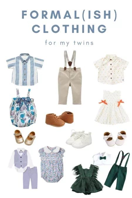 Formal wedding party outfits for twins baptism baby girl baby boy #LTKunder50 #LTKkids #LTKbaby Twin Outfit Ideas, Outfits For Twins, Baptism Baby Girl, Twin Outfit, Formal Wedding Party, Wedding Party Outfits, Twin Outfits, Party Outfits, Formal Wedding