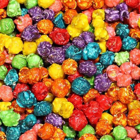 Amazon.com: Gourmet Rainbow Colored Popcorn by It's Delish – 2 lbs Bulk Bag | Multi Color Popcorn Snack - Fruity Flavored Popcorn Fun Confetti | Birthday Party, Events – Gluten Free, Vegan, Kosher Color Popcorn, Carnival Party Foods, Rainbow Popcorn, Carnival Eats, Colored Popcorn, White Cheddar Popcorn, Cheddar Popcorn, Confetti Birthday Party, Foster Kids