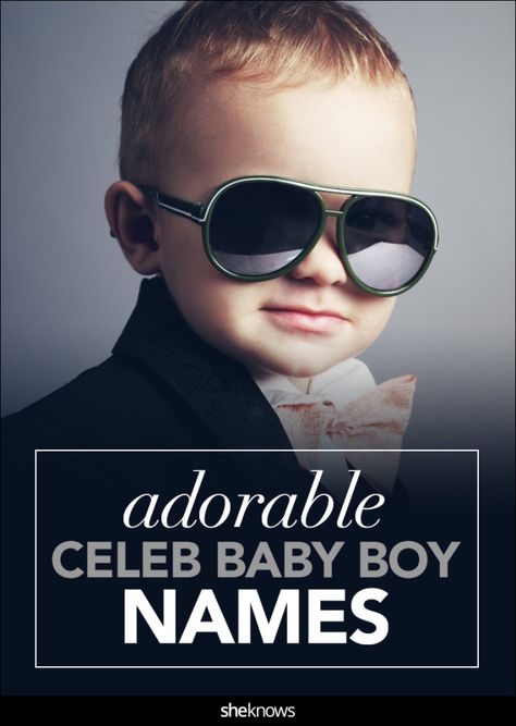 Yup, it's a celebrity baby name bonanza! We rounded up the coolest celeb baby boy names that we just can't keep to ourselves. #BabyNames Famous Boy Names, Celebrity Baby Boy Names, Celebrity Baby Fashion, Celebrity Baby Pictures, Cool Baby Boy Names, Boy Photo Shoot, Famous Babies, Celebrity Baby