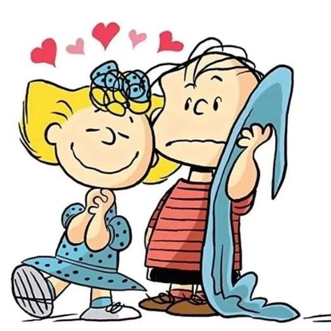 Charlie Brown Linus And Sally, Sally And Linus Love, Charly Brown, Linus Van Pelt, Sally Brown, Snoopy Comics, Snoopy Cartoon, Snoopy Images, Peanuts Cartoon