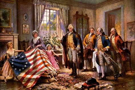 First American Flag, John Hancock, Paul Revere, Social Art, History Painting, The First Americans, Thomas Jefferson, American Patriot, Old Glory