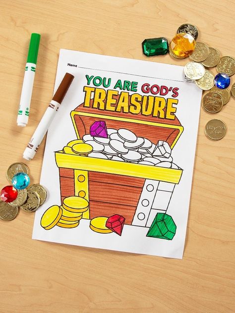 Treasure Hunt VBS Activities for Kids | Fun365 Treasure Hunt Vbs, Vbs Activities, Pirate Crafts, Sabbath School, Church Bulletin Boards, Vbs 2024, Holiday Club, Kids Ministry, Church Bulletin