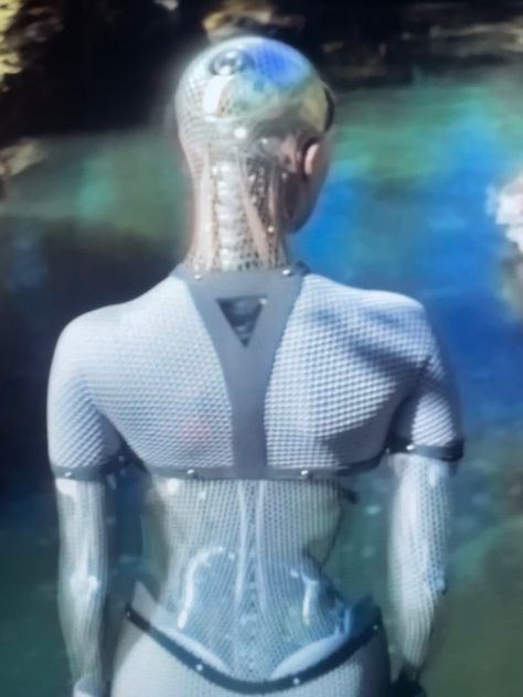 This is a screenshot from the cult classic movie Ex Machina. A Sci-Fi classic. Ex Machina Aesthetic, Porcelain Warforged, Ex Machina Movie, English Film, Film Analysis, Character Studies, Cult Classic Movies, Bunsen Burner, Fever Dream