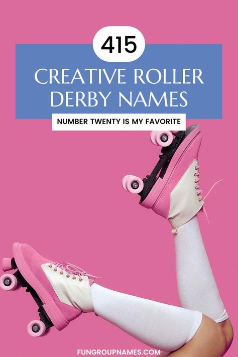 Unleash your derby persona with 415 creative roller derby names! From puns to pop culture, find your perfect track identity. Roller Derby Names Generator, Roller Derby Names, Roller Derby Aesthetic, Derby Names, Nature Inspired Names, Group Names, Life Group, Roller Derby, Team Names