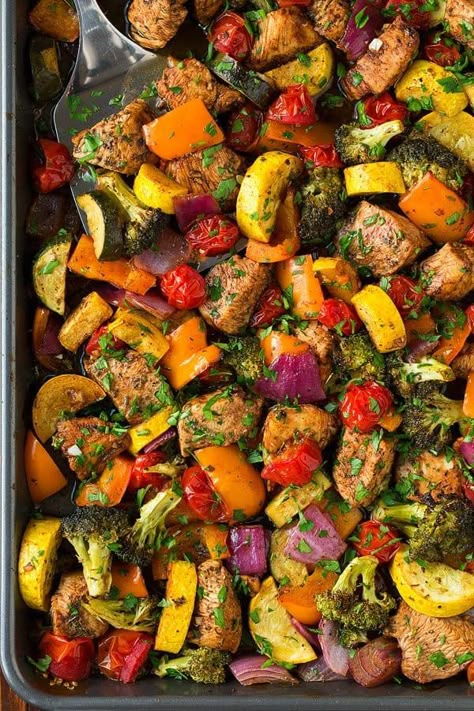 Chicken And Veggie Sheet Pan, Sheet Pan Chicken And Veggies, Pan Chicken And Veggies, Veggie Sheet Pan, Diet Changes, Sheet Pan Dinners Chicken, Chicken And Veggies, Sheet Pan Chicken, Sheet Pan Suppers