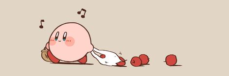 Kirby Character, Kirby Art, Cute Banners, Cute Headers, Cute Little Drawings, Kawaii Wallpaper, Cute Wallpaper Backgrounds, Phone Themes, Cute Doodles