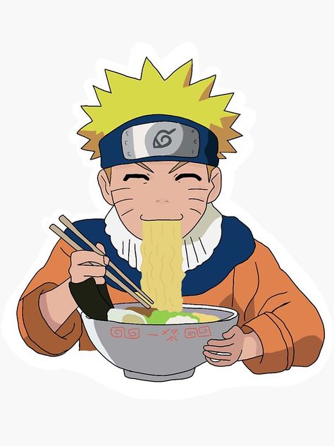 Naruto Ramen, Naruto Powers, Blue Hair Anime Boy, Naruto Painting, Photo Naruto, Funny Art Prints, Birthday Painting, Eating Ramen, Anime Printables