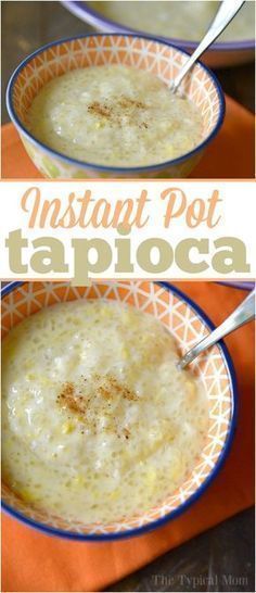 Instant Pot Tapioca, Tapioca Pudding Recipe, Pressure Cooker Desserts, Pressure Cooking Recipes, Tapioca Pudding, Electric Pressure Cooker Recipes, Best Instant Pot Recipe, Instant Recipes, Pudding Desserts