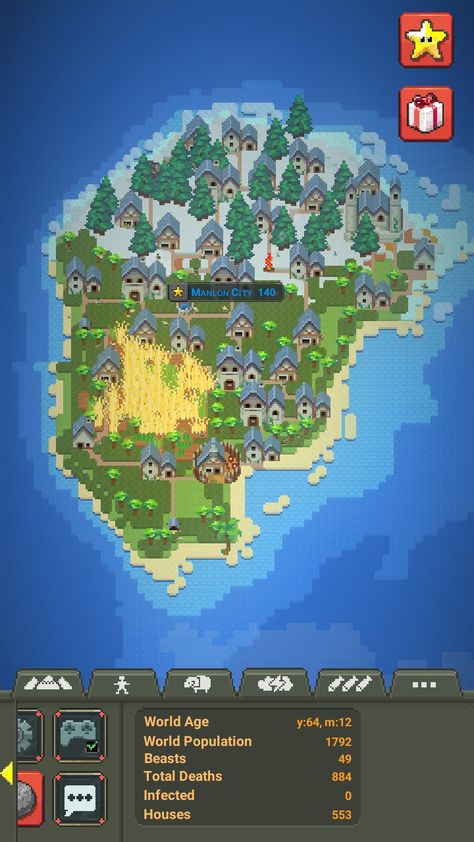 Worldbox Map, Worldbox Ideas, Pixel Map, Dnd Maps, Pixel Games, Fantasy Map, Map Art, Pixel Art, World Map