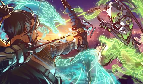 ArtStation - Dance of the Dragons, Lifeless Mech Overwatch Phone Wallpaper, Genji Dragon, Genji Wallpaper, Animated Desktop Backgrounds, Genji And Hanzo, Overwatch Hanzo, New Hd Pic, Overwatch Genji, Overwatch Wallpapers