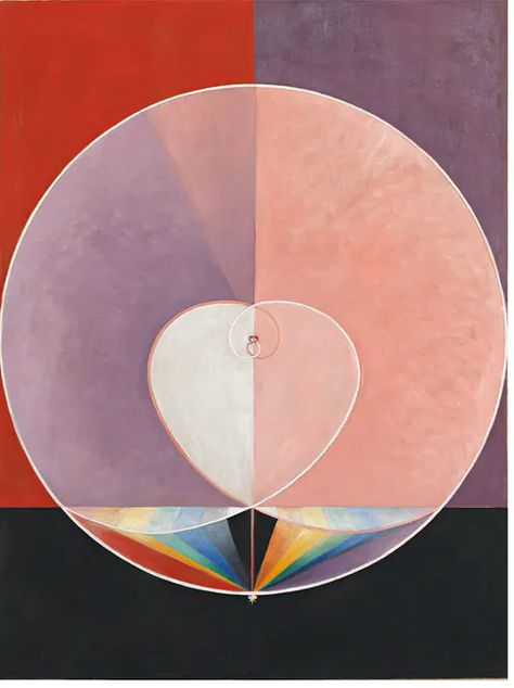 Secret Pictures, Moma Nyc, Spiritual Paintings, Hilma Af Klint, Psy Art, Colorful Abstract Art, Ways Of Seeing, Abstract Drawings, Visionary Art