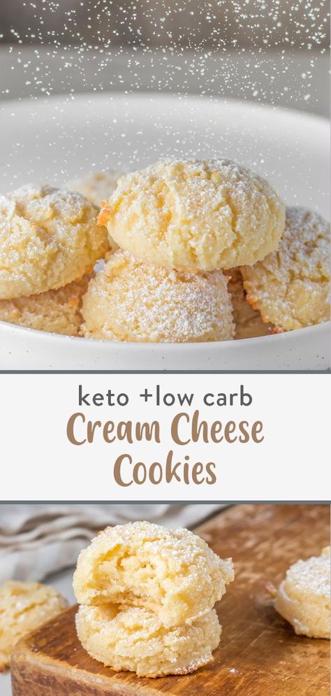 Keto Cream Cheese Cookies, Decadent Cheesecake, Keto Quiche, Keto Cream Cheese, Recipe Cheesecake, Keto Cookie Recipes, Desserts Keto, Homemade Snickers, Heath Bars