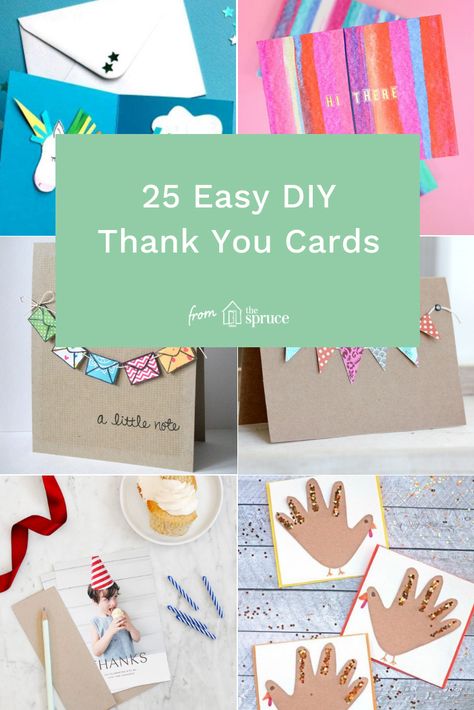 Why not add an additional layer of thoughtfulness to your gift by creating a thank you card from scratch? Full of charm, homemade cards also lend a touch of personality and individuality with each rendition. These DIYs are straightforward enough that beginning crafters and kids alike can start practicing the art of gratitude—from start to finish. #diycards #homemadecards #cardcrafts #diythankyoucards #thankyoucards #carddiy #papercrafts #papercraft #gifts #diygift #homemadegifts Kid Thank You Cards Diy, Diy Teacher Appreciation Cards From Kids, Thank You Teacher Cards Diy, Thank You Card Ideas For Kids, Teacher Thank You Cards Diy, Homemade Thank You Cards From Kids, Diy Thank You Cards From Kids, Papercraft Gifts, Teacher Appreciation Diy