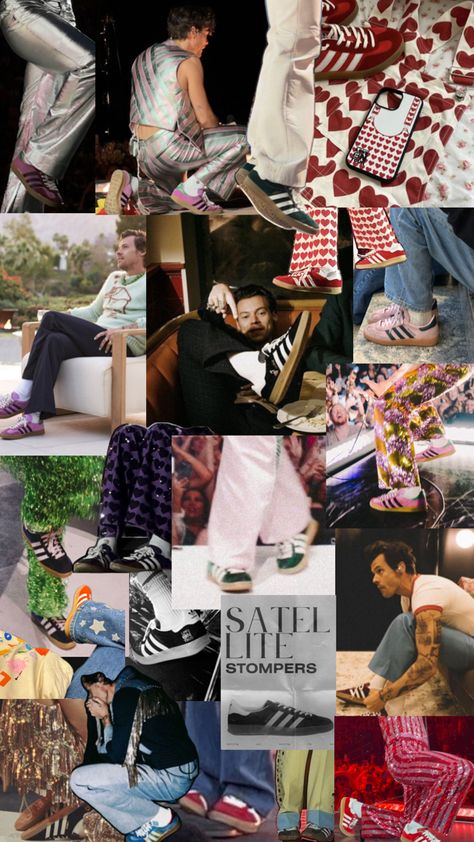 Harry Styles Shoes, Harry Styles Satellite, Satellite Stompers, Earth's Core, One Direction Louis, Dream Shoes, Adidas Shoes, Harry Styles, Clothes