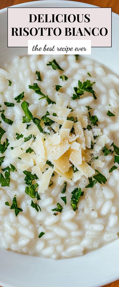 Image for Delicious Risotto Bianco Quick Risotto, How To Make Risotto, Xmas Dinner, Risotto Recipes, Comfort Dishes, Best Food Ever, Cozy Night, Rice Dishes, What's For Dinner