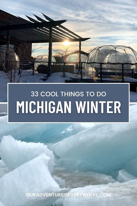 Winter Michigan Vacation, Midwest Winter Getaways, Boyne Falls Michigan, Fun Things To Do In Michigan, Michigan Winter Getaways, Winter In Michigan, Traverse City Michigan Winter, Upper Peninsula Michigan Winter, Michigan Travel Winter