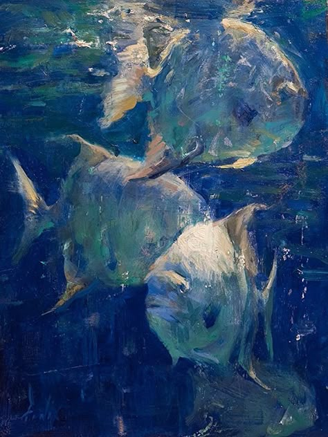 Marine Life Art, Underwater Painting, Fish Artwork, Into The Blue, Painting Competition, Underwater Art, A Level Art, Ap Art, Fish Painting