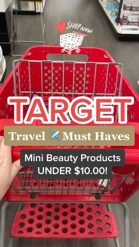 Must Have Target Products, Walmart Travel Essentials, Traveling Items Must Have, Target Finds Under $10, Target Travel Essentials, Target Must Haves Under $10, Travel Necessities Packing Lists, Mini Products For Travel, Target Beauty Must Haves