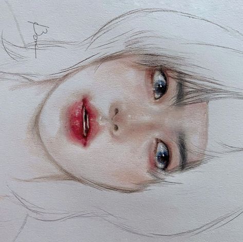 cr. bori draw Txt Art, Eyeball Art, Aphmau Fan Art, Kpop Drawings, Easy Drawings Sketches, Art Drawings Sketches Creative, Realistic Drawings, Kpop Fanart, Art Inspiration Drawing