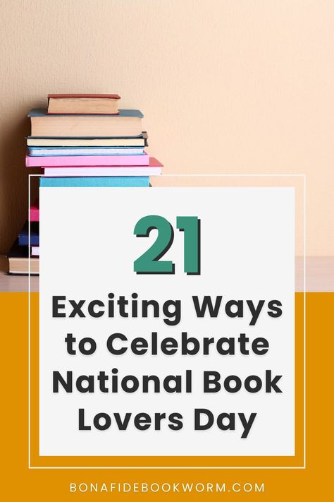 Wondering how to celebrate National Book Lovers Day? This fun bookish holiday falls on August 9th every year and is the perfect day to do all the bookish things you love. Need ideas on what to do? Here are 21 exciting ways to celebrate National Book Lovers Day this year! Book Lovers Day, Things That Bookworms Do, National Book Lovers Day, Things Bookworms Do, Library Lovers Month, Things Book Lovers Need, Reading Facts, Writing A Book Review, Must Read Novels