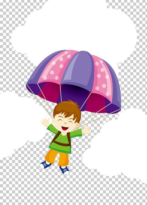 Cartoon Parachute, Composition Painting, Boy Cartoon, Cartoon Cartoon, Fair Projects, Science Fair Projects, Children's Day, Science Fair, Child Day