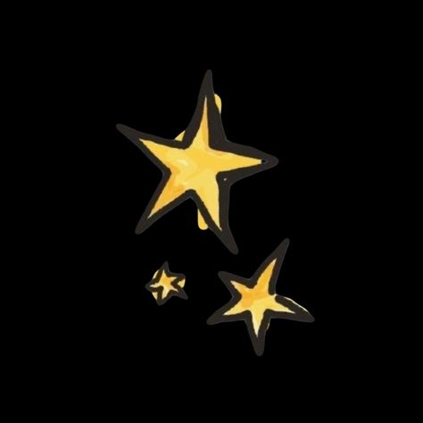 Soul Eater App Icons Black, Star Icon Black Background, Dark Yellow Widgets, Star Phone Layout, Star Homescreen Layout, Black Background App Icons, Yellow Stars Aesthetic, Star App Icons, Star Widget