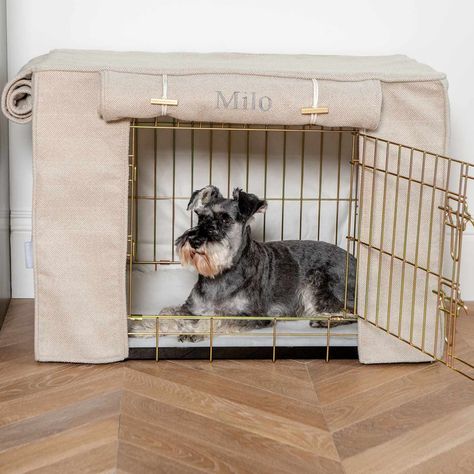 Most of us own dogs that have some amount of separation anxiety  which means they're afraid to be left alone in their home. This is especially true in the case of older dogs. Training Puppies, Luxury Pet Beds, Well Cover, Dog Crate Cover, Crate Training Puppy, Puppy Crate, Crate Bed, Dog Crates, Crate Cover