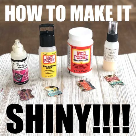 Glossy Accents Ideas, Modge Podge Recipe, Homemade Mod Podge Recipe, Glue Guide, Mod Podge On Wood, Crafting Hacks, Mod Podge Glitter, Mod Podge Dimensional Magic, Mod Podge Projects