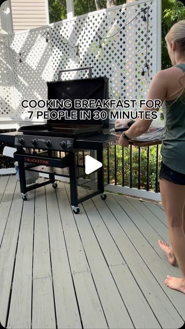 Brooke Stepp on Instagram: "Cooked breakfast for 7 people in 30 minutes! French toast on the black stone is 10/10. Also, some life updates for you guys! 

#breakfast #brunch #blackstone #grilling #hosting" Brunch On The Grill, Breakfast On The Blackstone, Blackstone Flat Top Grill Recipes Breakfast, Blackstone Carne Asada Tacos, Blackstone Grill French Toast, Breakfast On The Blackstone Griddle, Breakfast On Blackstone Griddle, Black Stone Breakfast, Griddle Breakfast Ideas